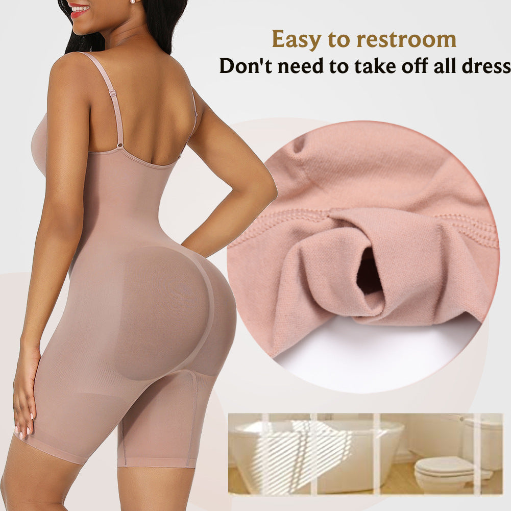 One-Piece Shapewear Bodysuit with Tummy Control