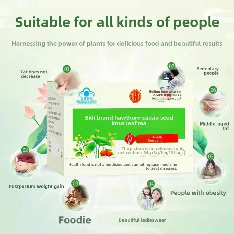 Hawthorn, Cassia Seed, and Lotus Leaf Tea