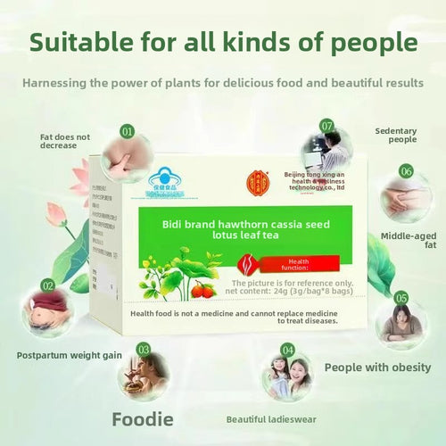 Hawthorn, Cassia Seed, and Lotus Leaf Tea